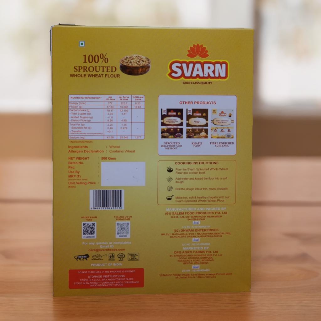 Svarn Sprouted 100% Whole Wheat Atta